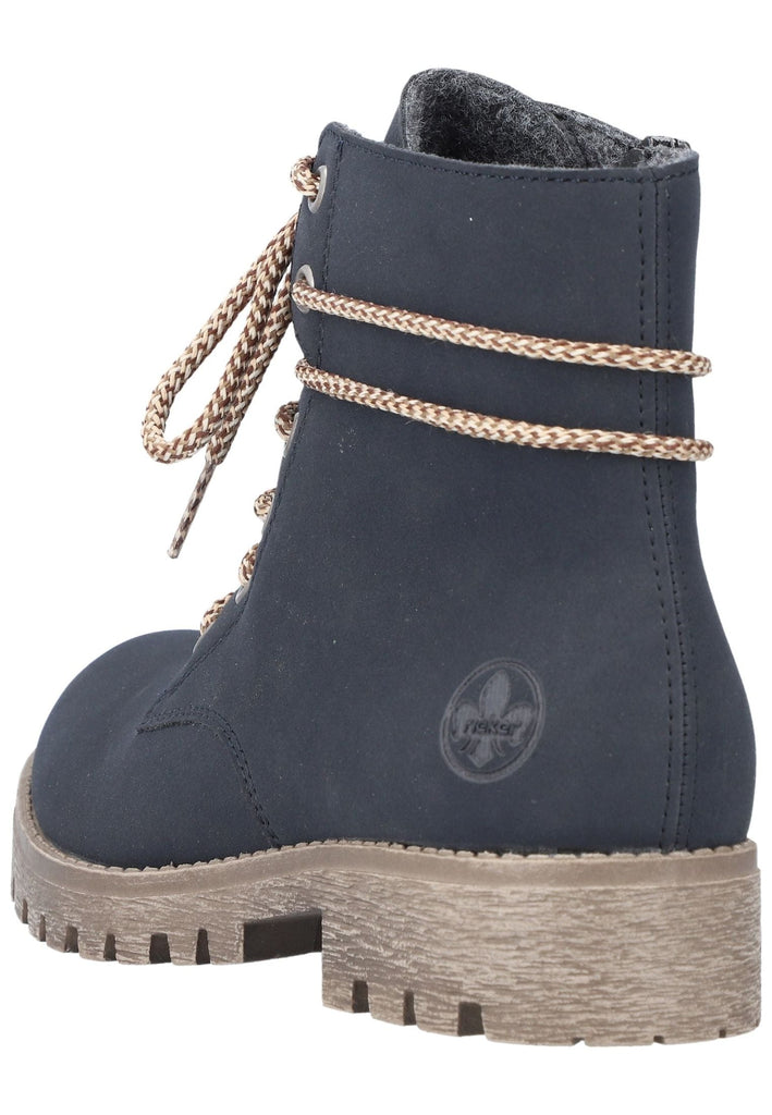 Rieker Stiefelette Lederimitat Pazifik