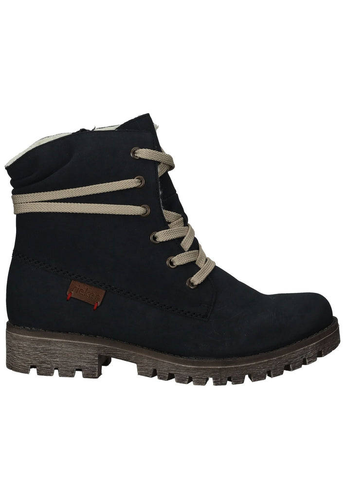 Rieker Stiefelette Lederimitat Pazifik Warmfutter