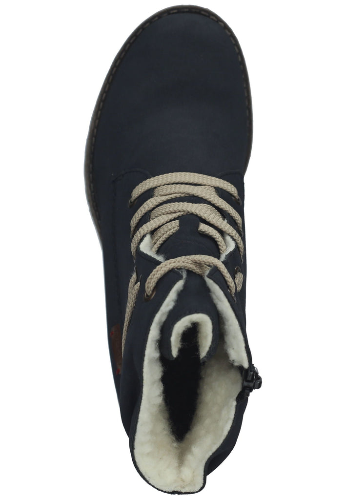 Rieker Stiefelette Lederimitat Pazifik Warmfutter
