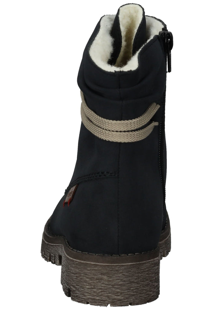 Rieker Stiefelette Lederimitat Pazifik Warmfutter