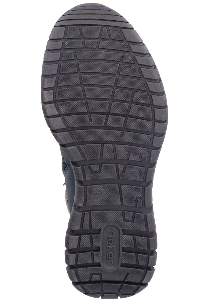 Rieker Stiefelette Lederimitat Pazifik Warmfutter