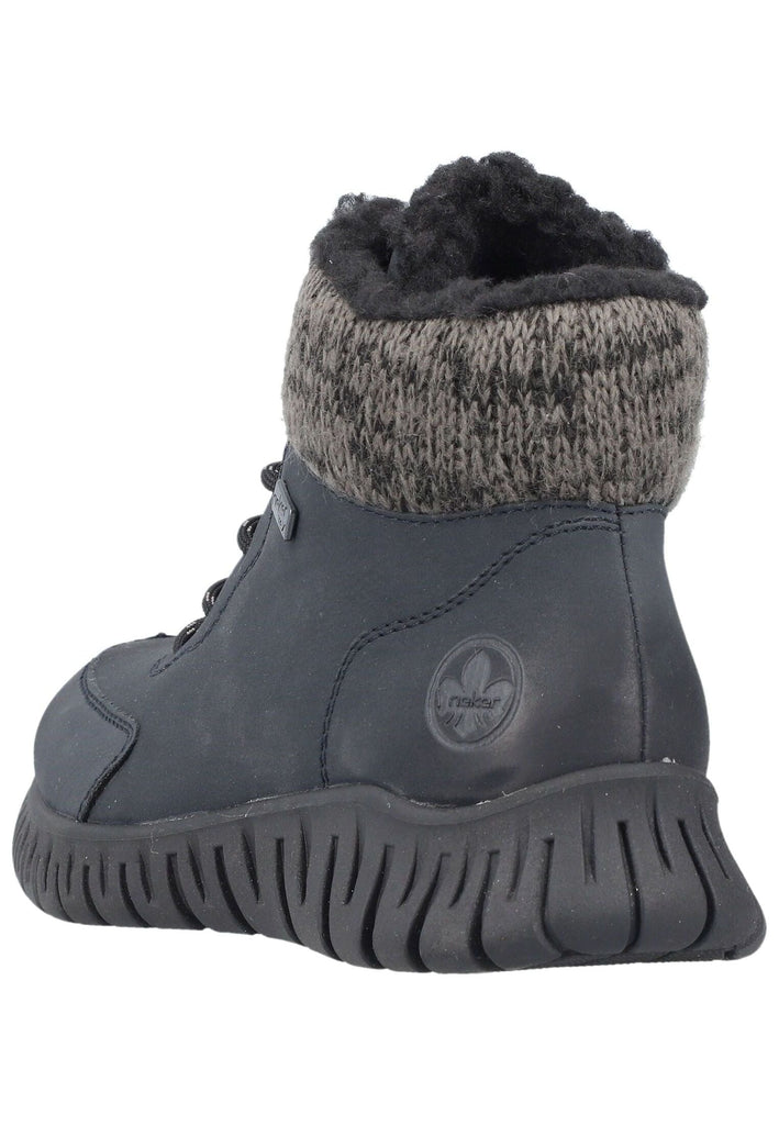 Rieker Stiefelette Lederimitat Pazifik Warmfutter