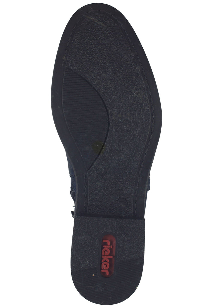 Rieker Stiefelette Lederimitat Pazifik Warmfutter