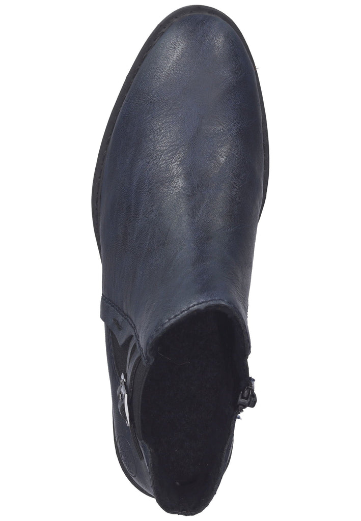 Rieker Stiefelette Lederimitat Pazifik Warmfutter