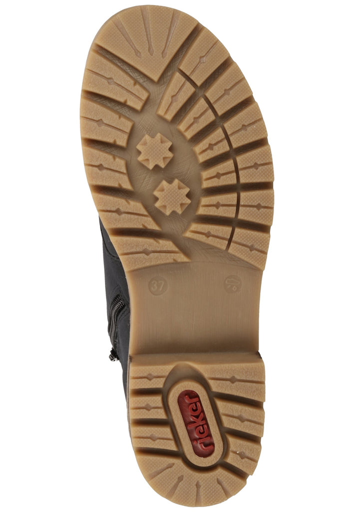 Rieker Stiefelette Lederimitat Pazifik Warmfutter