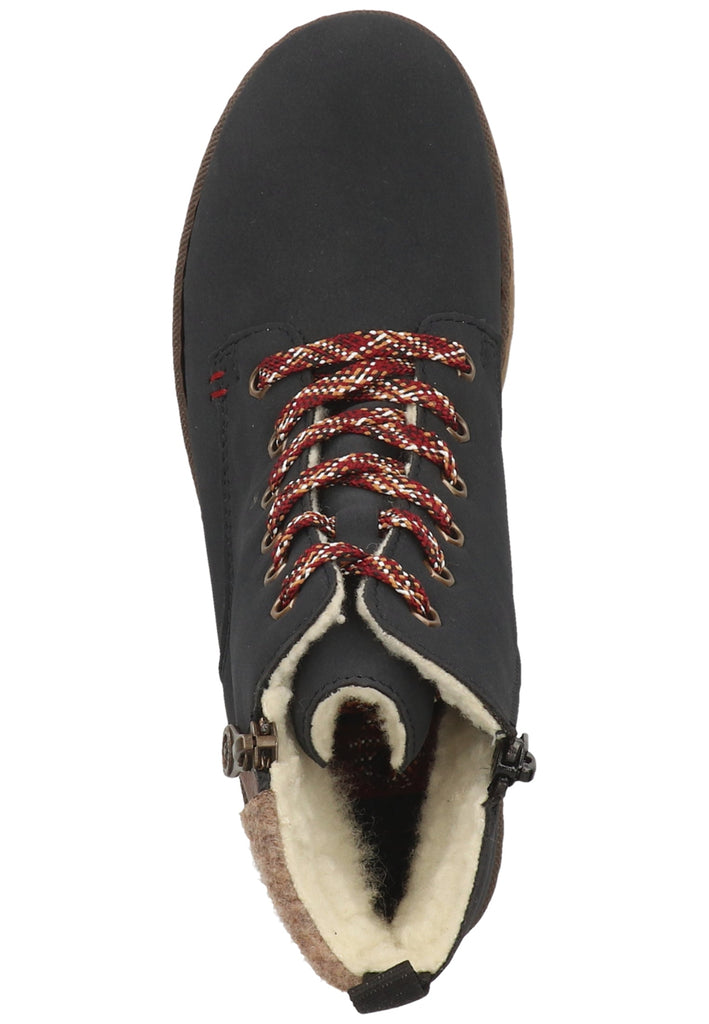 Rieker Stiefelette Lederimitat Pazifik Warmfutter
