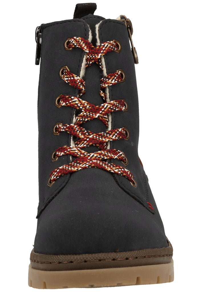 Rieker Stiefelette Lederimitat Pazifik Warmfutter