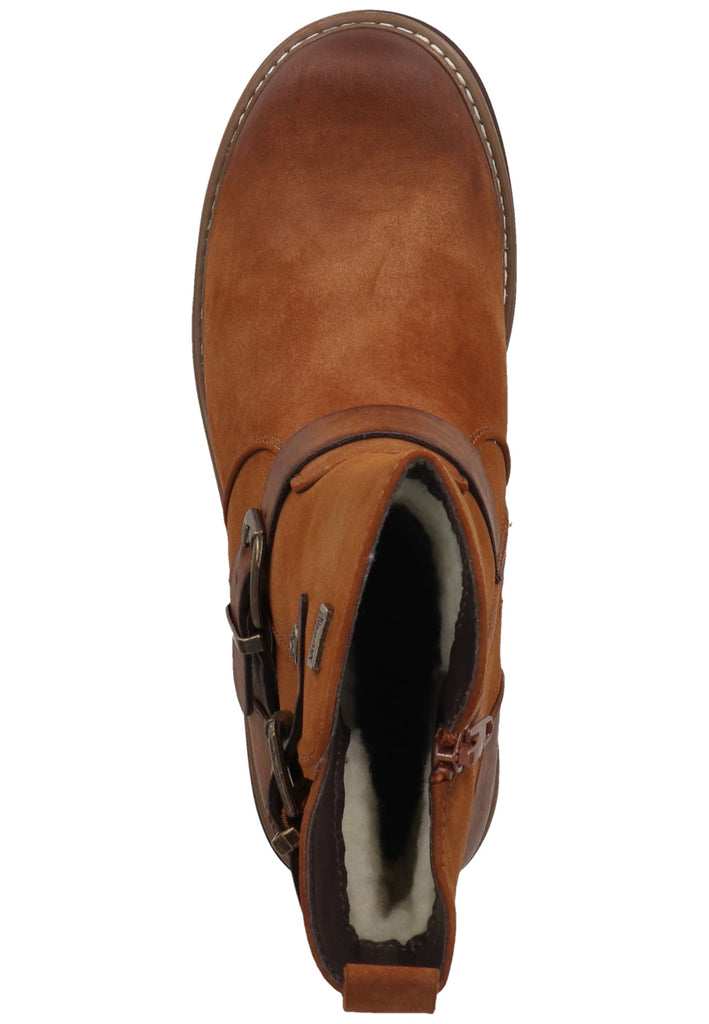 Rieker Stiefelette Lederimitat Reh Warmfutter