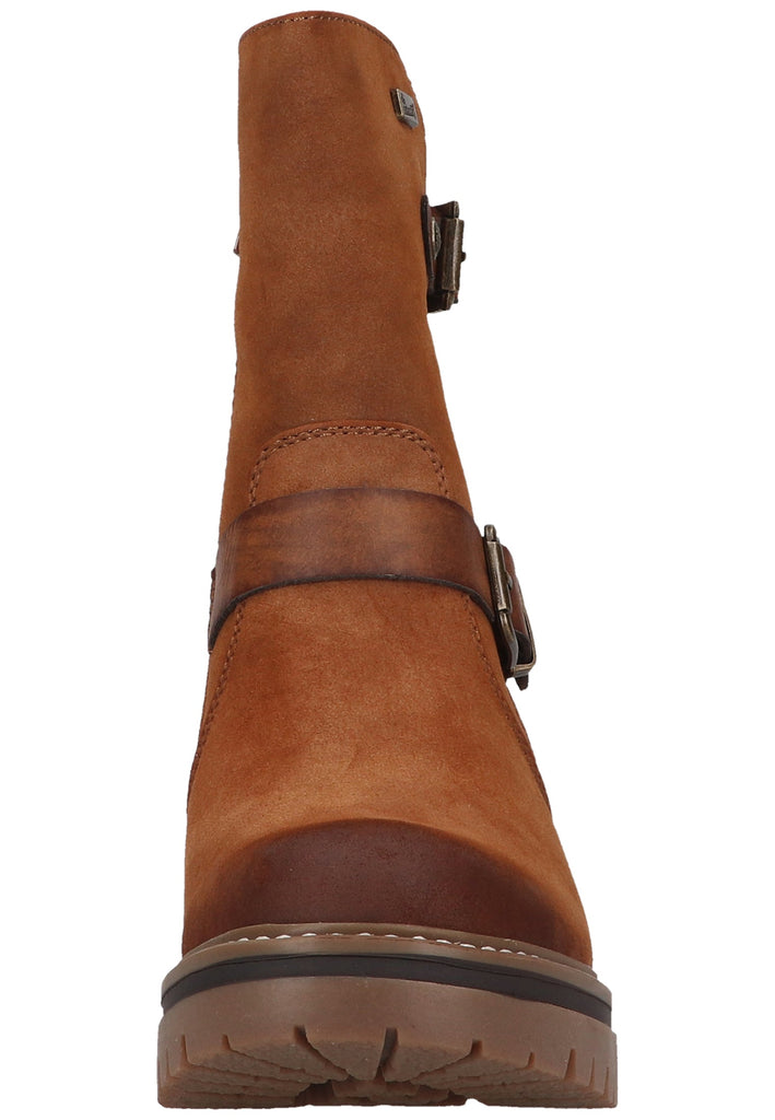 Rieker Stiefelette Lederimitat Reh Warmfutter