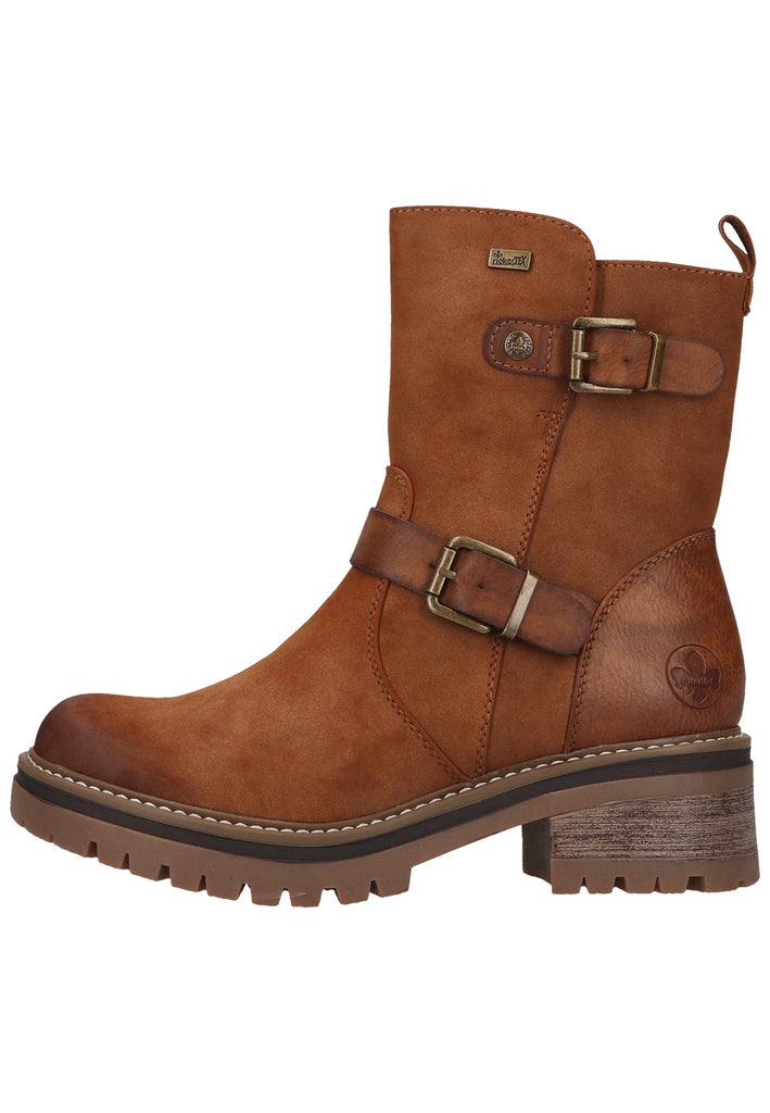 Rieker Stiefelette Lederimitat Reh Warmfutter