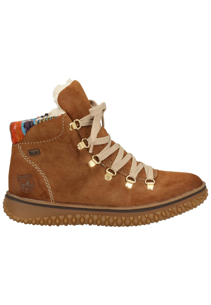 Rieker Stiefelette Lederimitat Reh Warmfutter