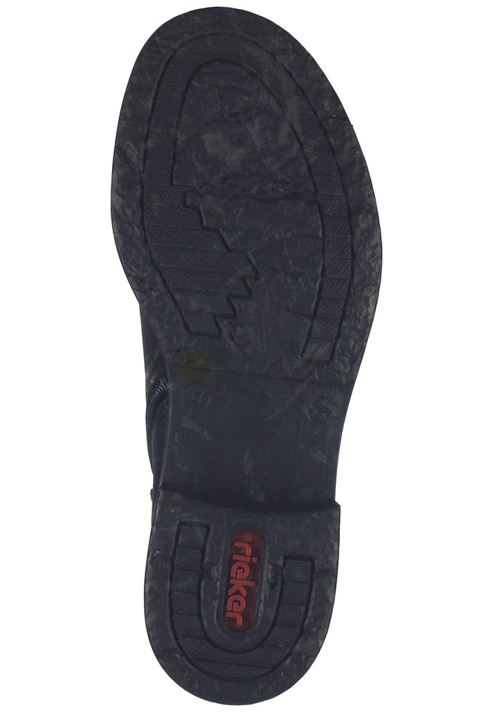 Rieker Stiefelette Lederimitat Schwarz