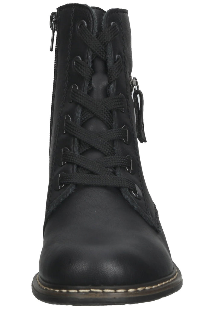 Rieker Stiefelette Lederimitat Schwarz