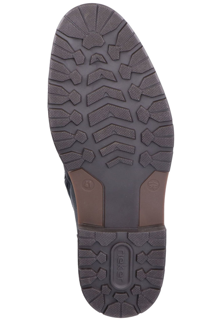 Rieker Stiefelette Lederimitat Schwarz