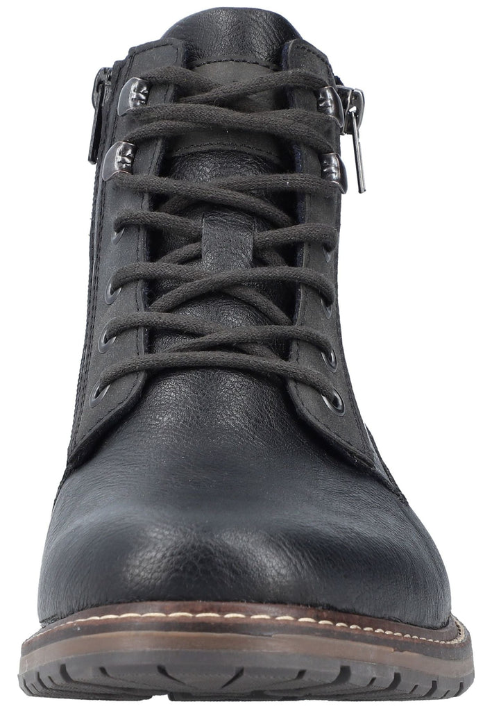Rieker Stiefelette Lederimitat Schwarz