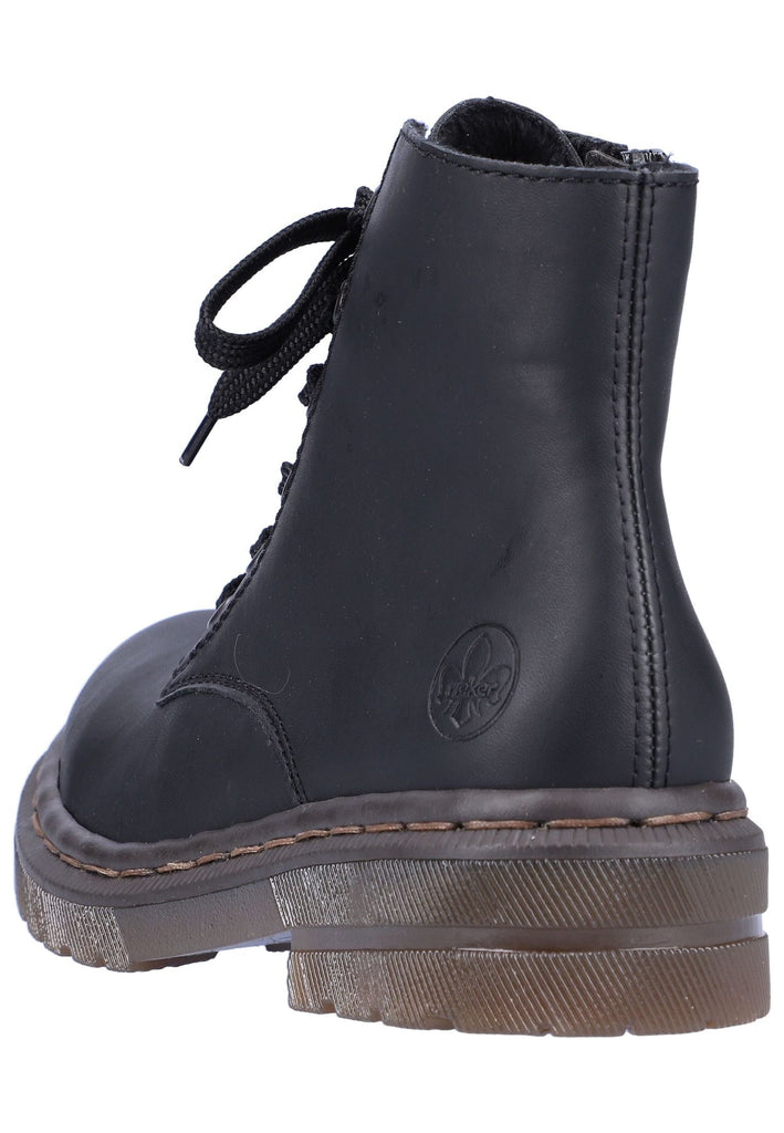 Rieker Stiefelette Lederimitat Schwarz