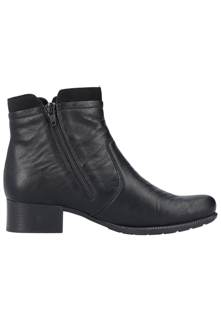 Rieker Stiefelette Lederimitat Schwarz