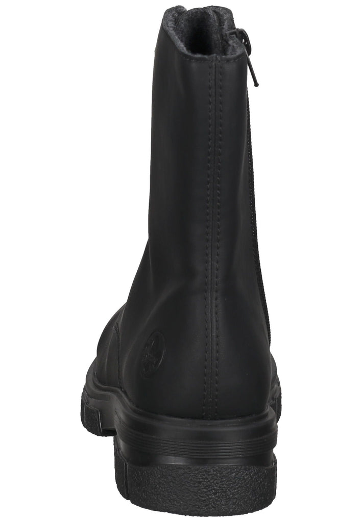 Rieker Stiefelette Lederimitat Schwarz