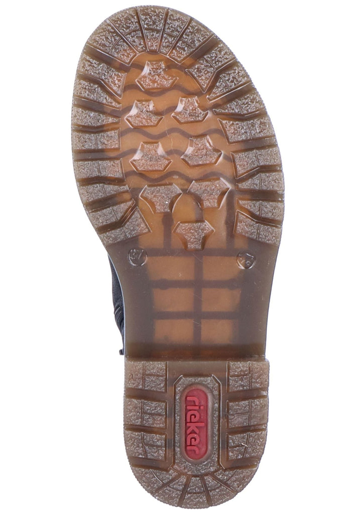 Rieker Stiefelette Lederimitat Schwarz