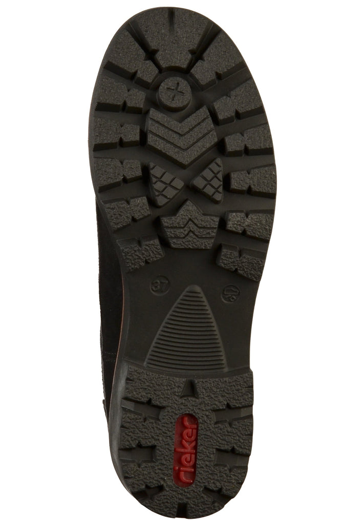 Rieker Stiefelette Lederimitat Schwarz