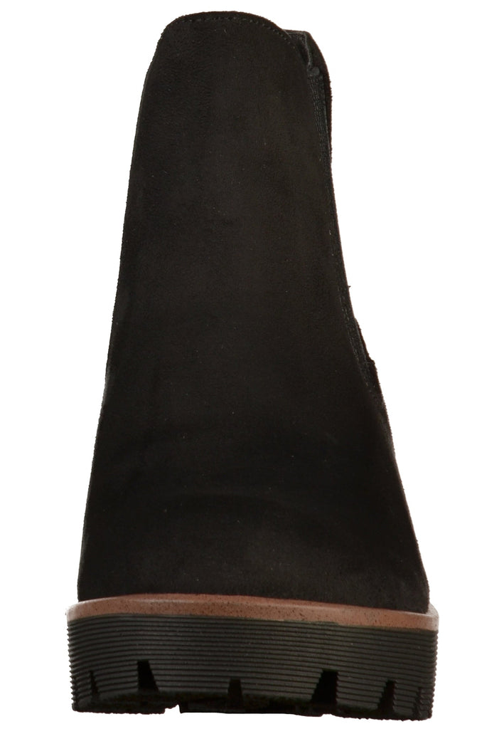 Rieker Stiefelette Lederimitat Schwarz