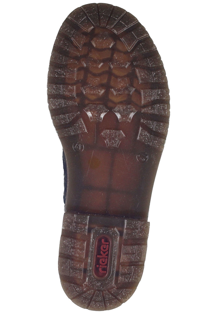 Rieker Stiefelette Lederimitat Schwarz