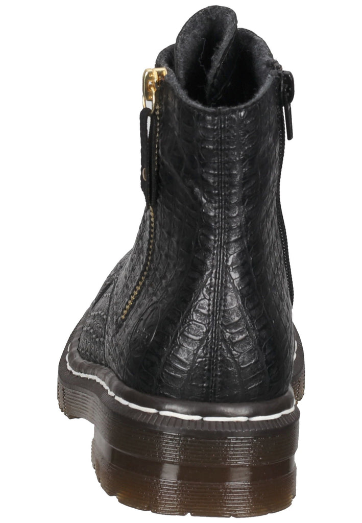 Rieker Stiefelette Lederimitat Schwarz