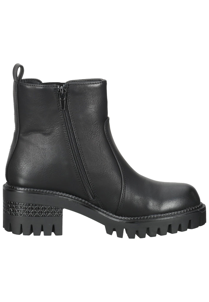 Rieker Stiefelette Lederimitat Schwarz