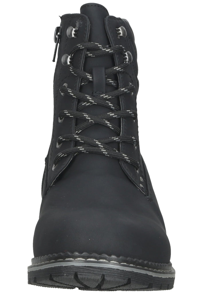 Rieker Stiefelette Lederimitat Schwarz