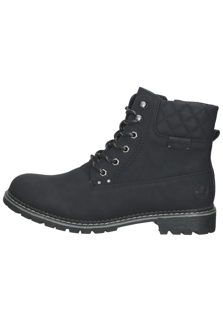 Rieker Stiefelette Lederimitat Schwarz