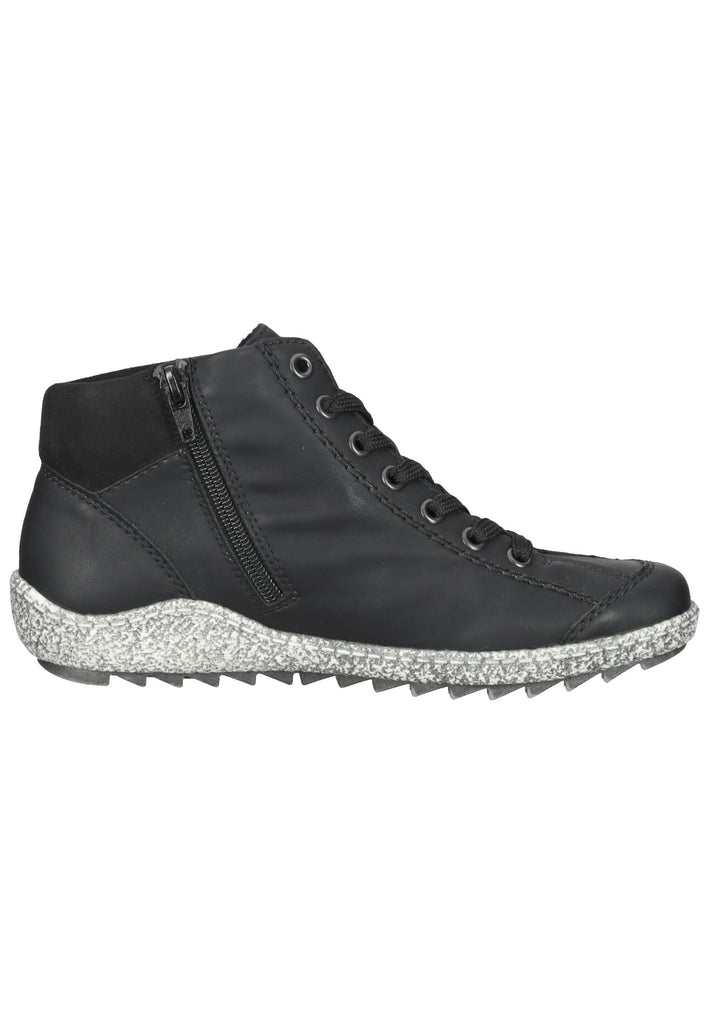 Rieker Stiefelette Lederimitat Schwarz