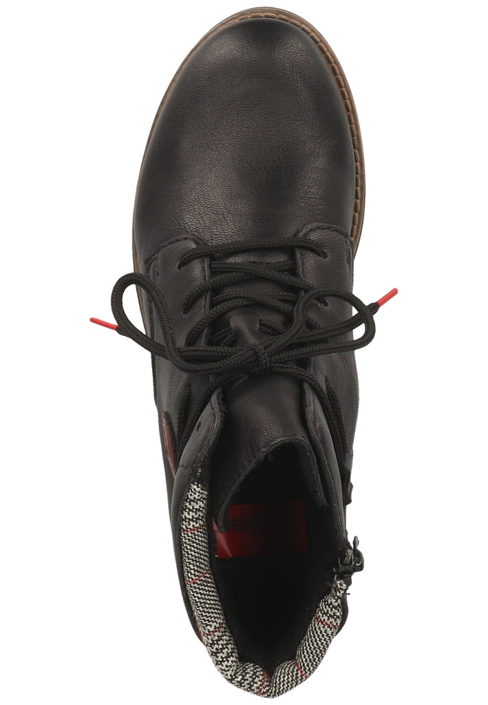 Rieker Stiefelette Lederimitat Schwarz