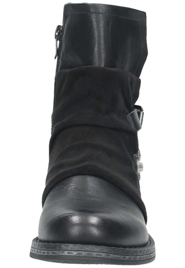 Rieker Stiefelette Lederimitat Schwarz