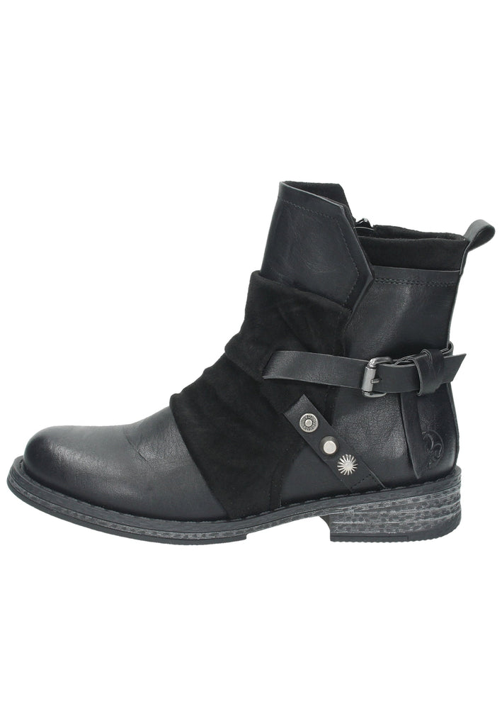 Rieker Stiefelette Lederimitat Schwarz