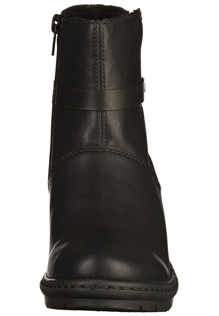 Rieker Stiefelette Lederimitat Schwarz
