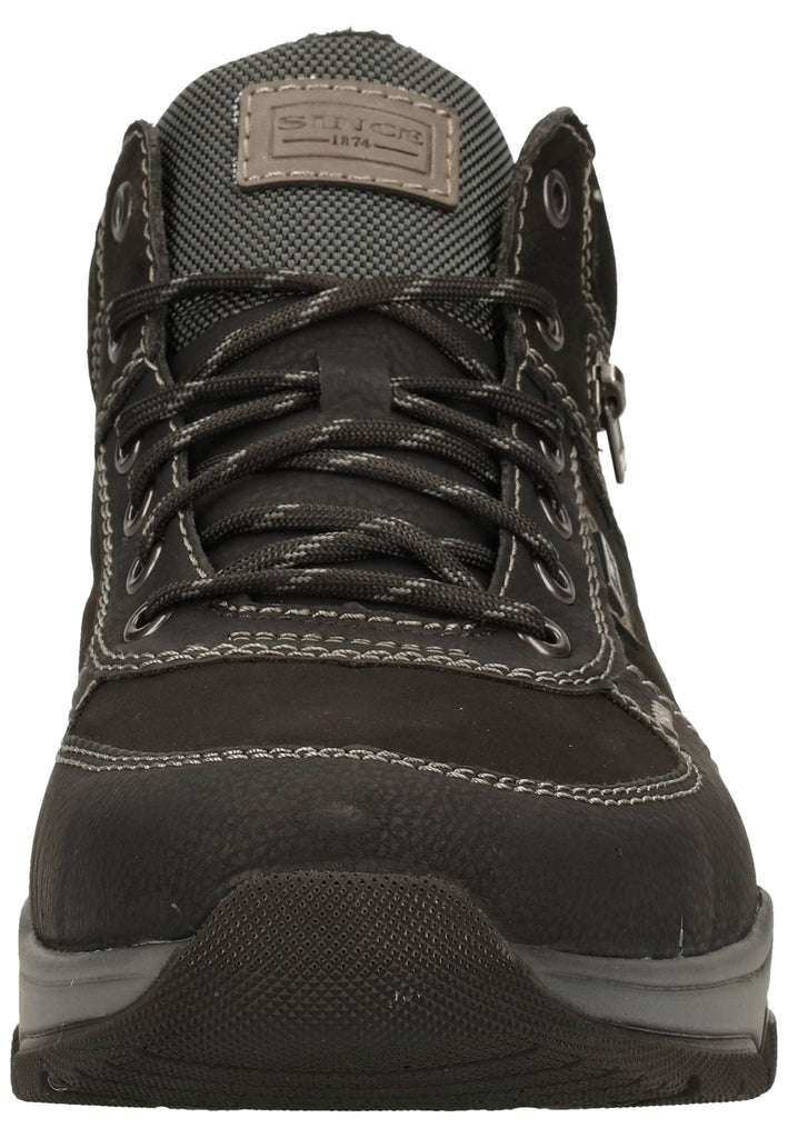 Rieker Stiefelette Lederimitat Schwarz Warmfutter