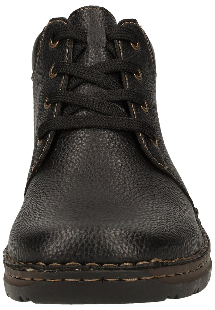 Rieker Stiefelette Lederimitat Schwarz Warmfutter