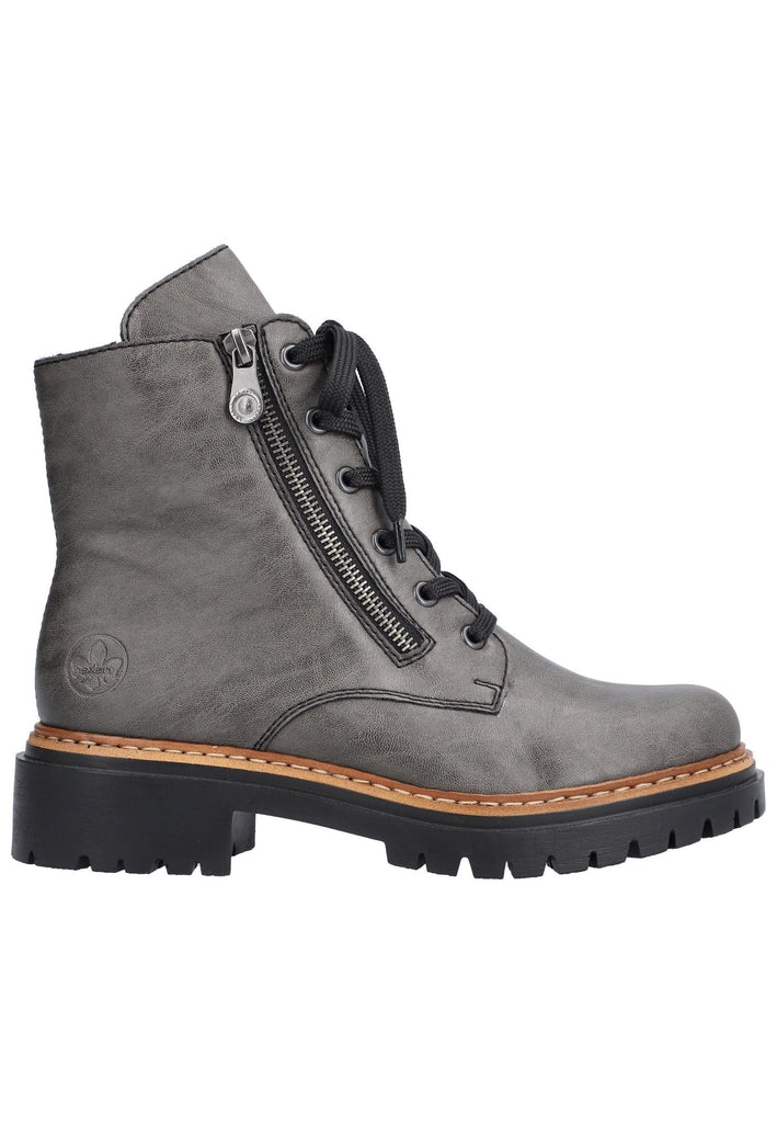 Rieker Stiefelette Lederimitat Smoke