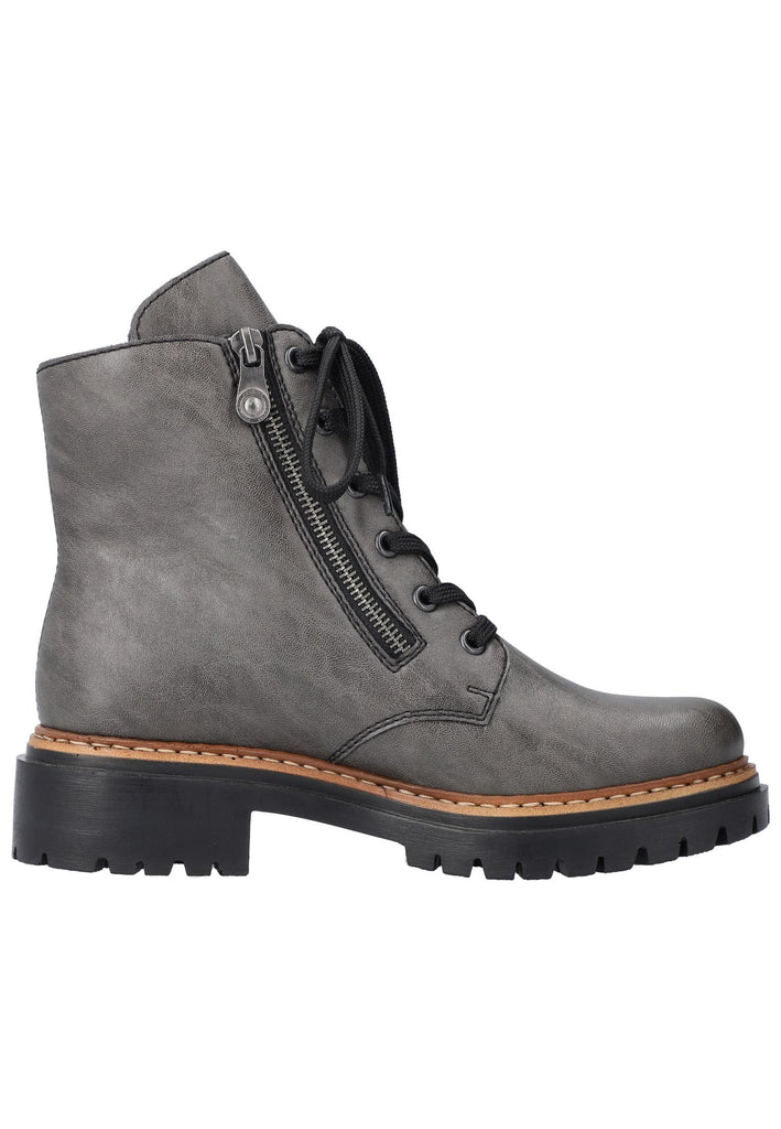 Rieker Stiefelette Lederimitat Smoke