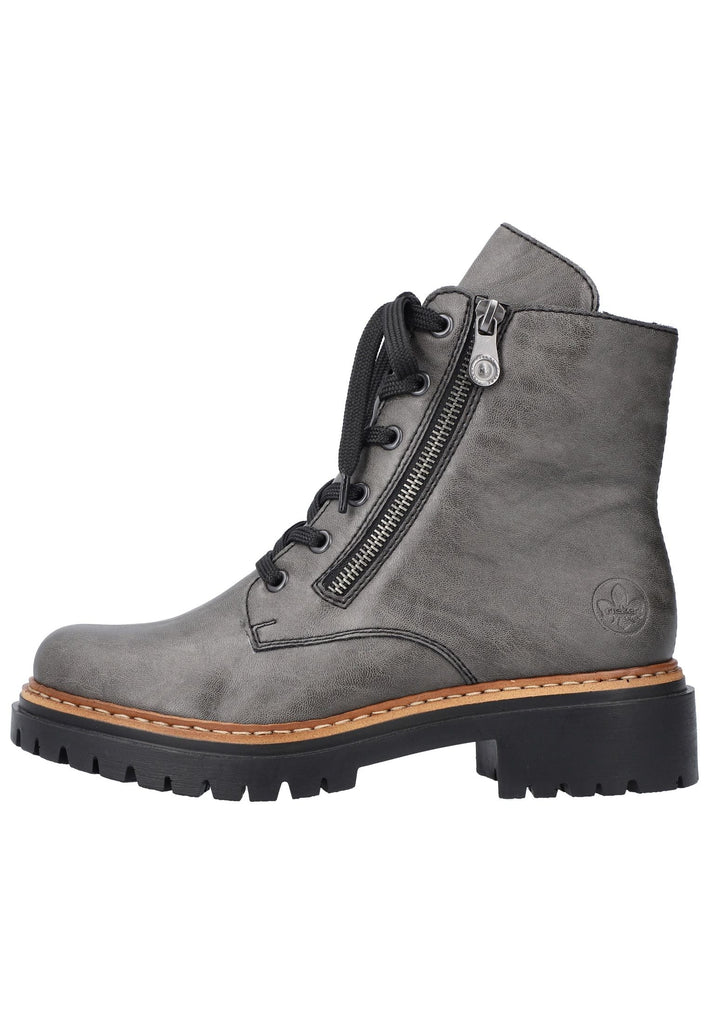 Rieker Stiefelette Lederimitat Smoke