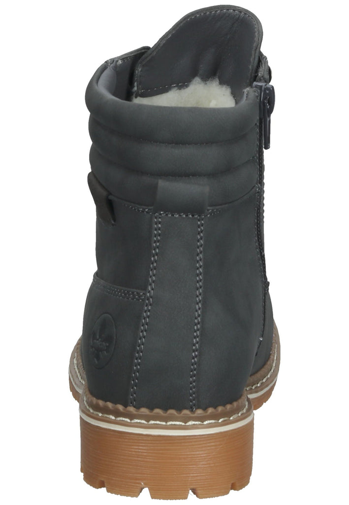 Rieker Stiefelette Lederimitat Smoke Warmfutter