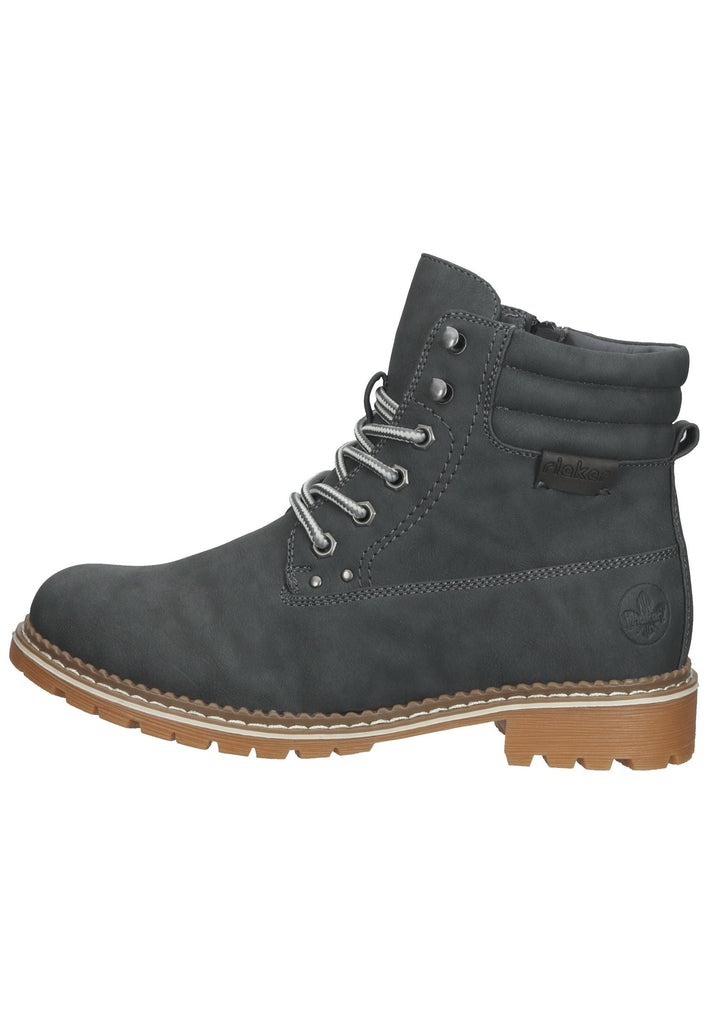 Rieker Stiefelette Lederimitat Smoke Warmfutter