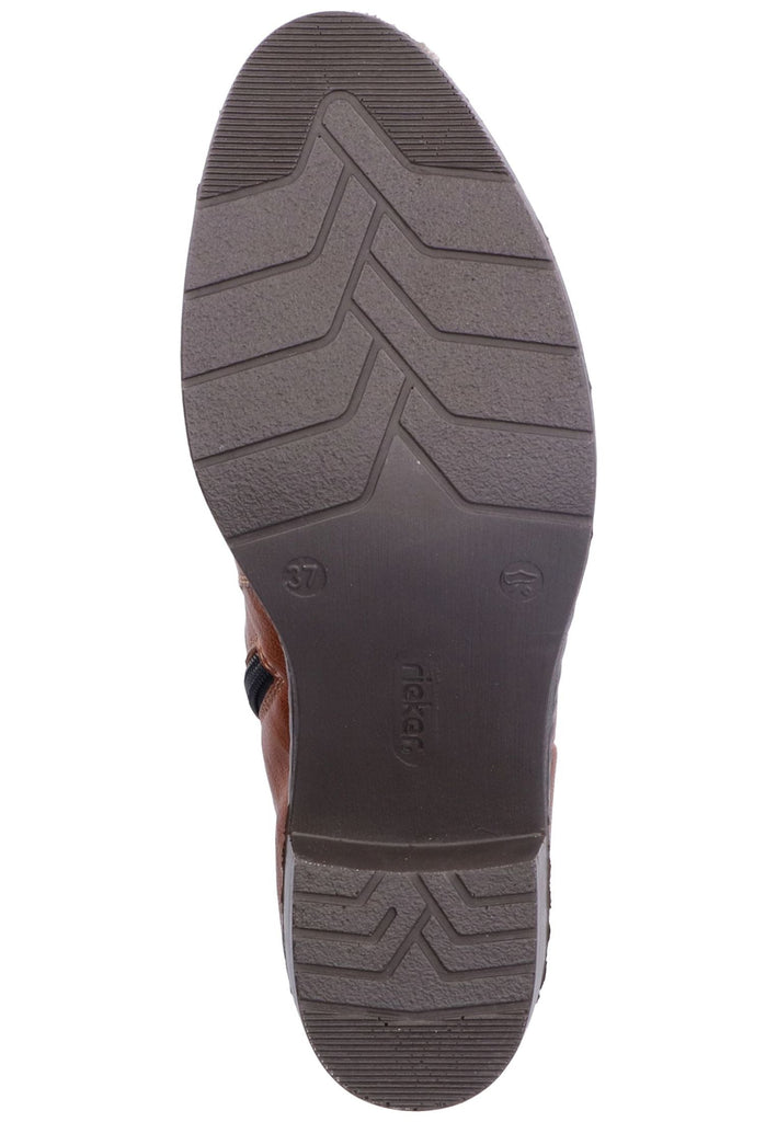 Rieker Stiefelette Lederimitat/Textil Cuoio