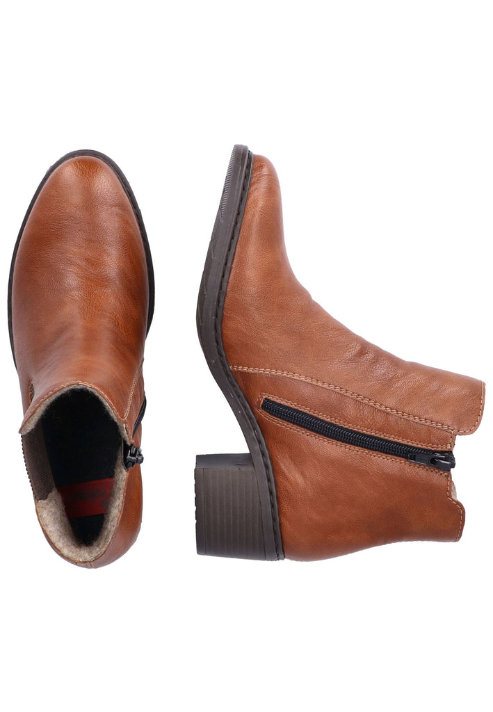 Rieker Stiefelette Lederimitat/Textil Cuoio