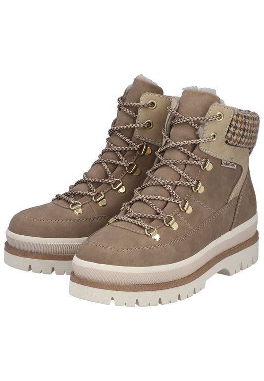 Rieker Stiefelette Lederimitat/Textil Fango Warmfutter