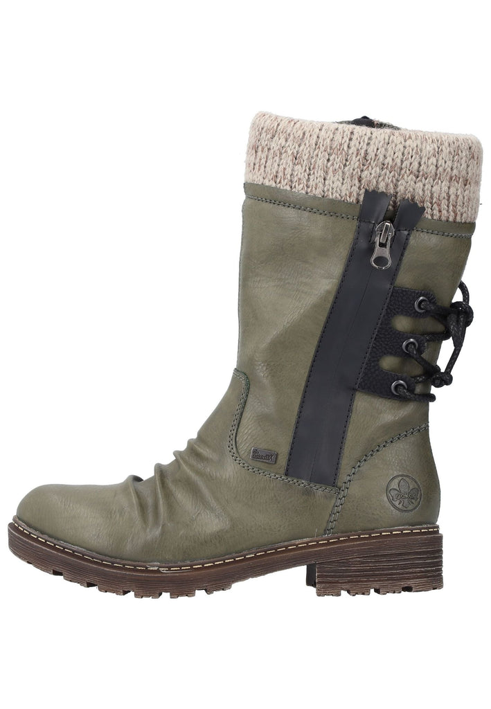 Rieker Stiefelette Lederimitat/Textil Forest
