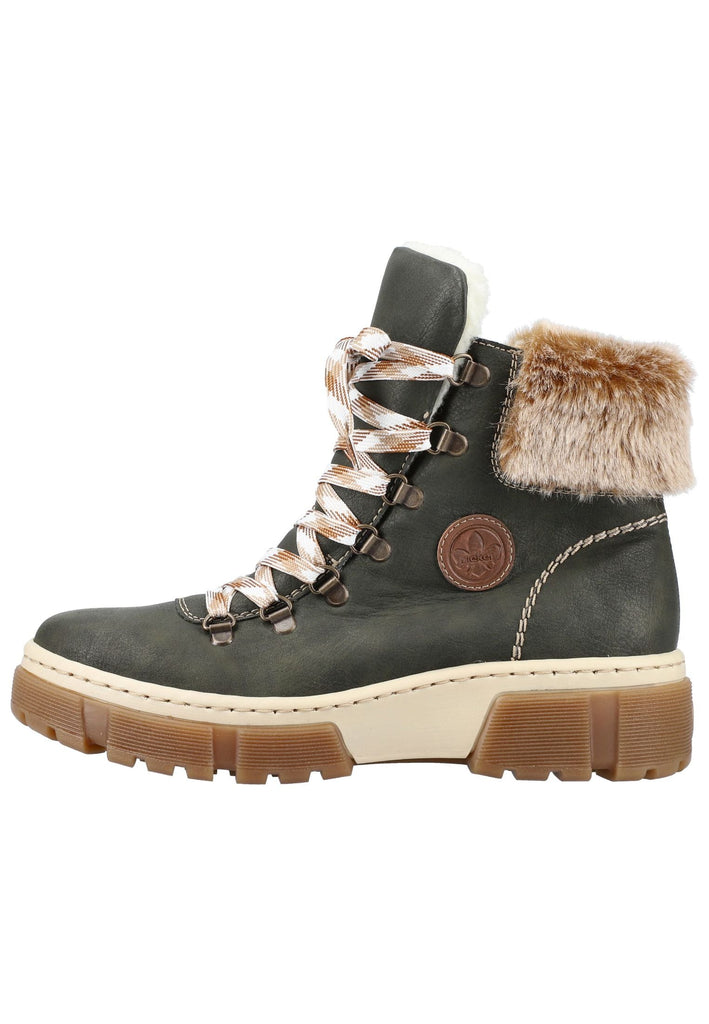 Rieker Stiefelette Lederimitat/Textil Forest Warmfutter