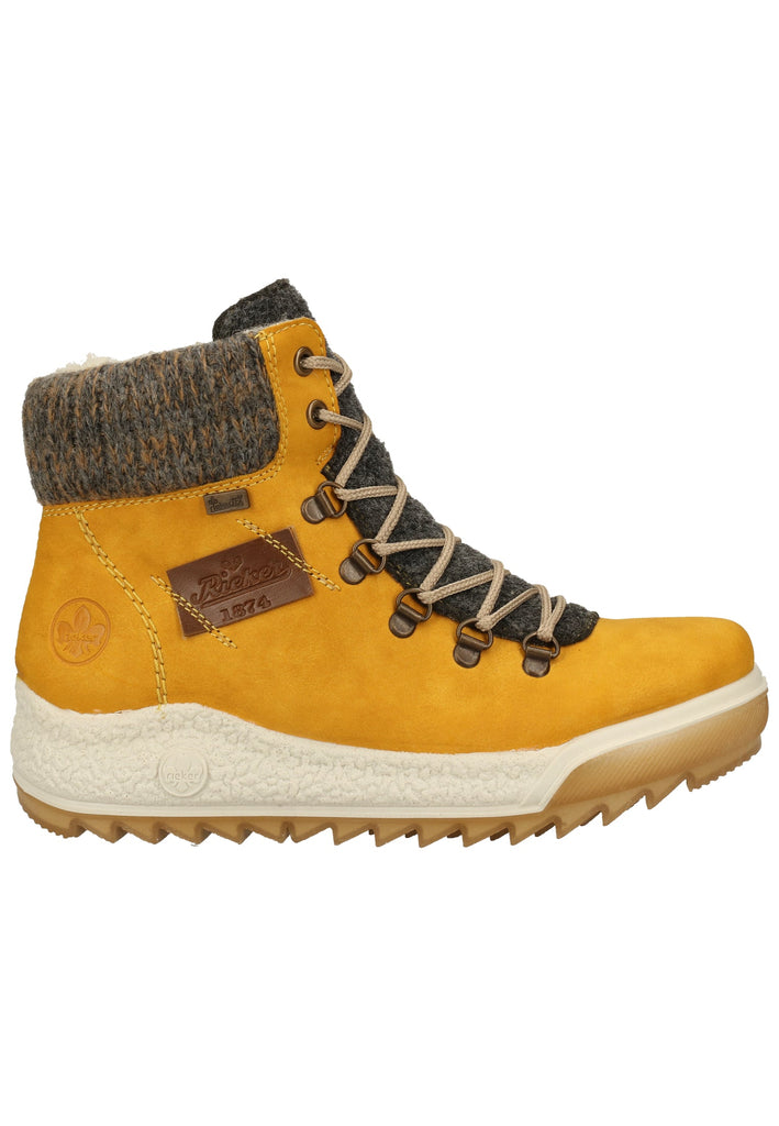 Rieker Stiefelette Lederimitat/Textil Honey Warmfutter