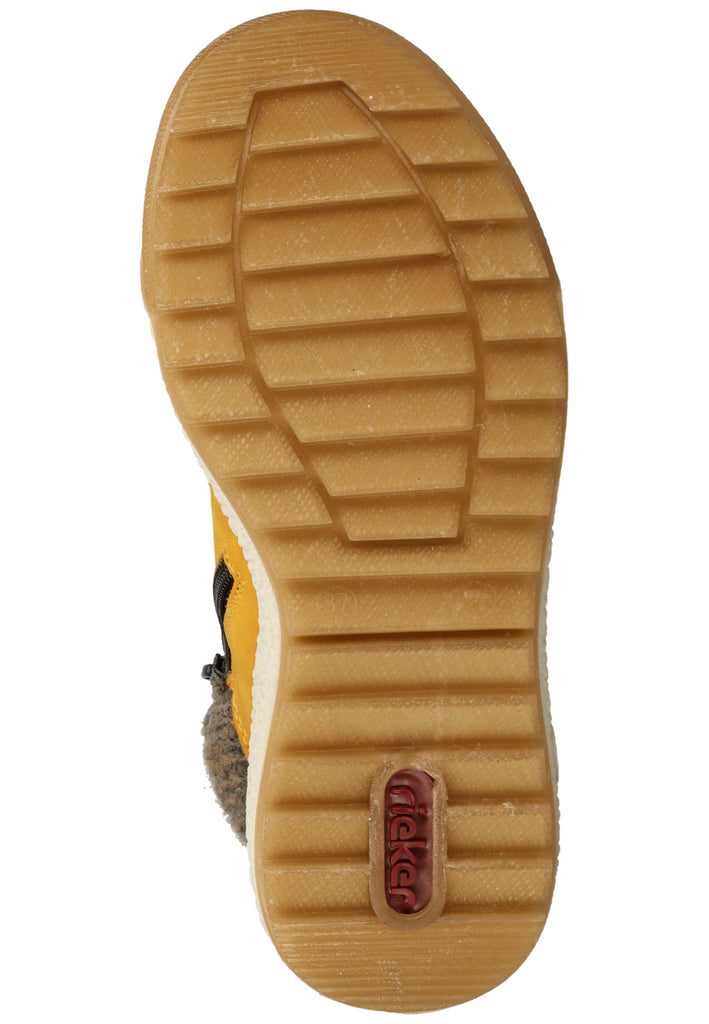 Rieker Stiefelette Lederimitat/Textil Honey Warmfutter