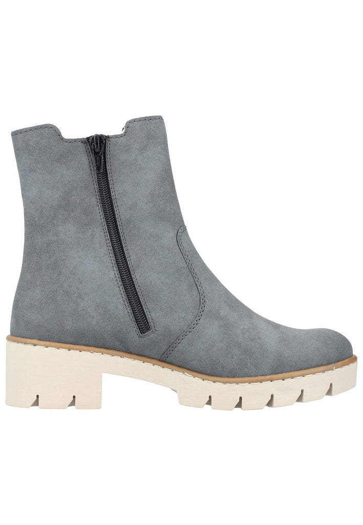 Rieker Stiefelette Lederimitat/Textil Jeans